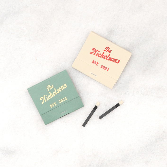 Matchstick Names Retro Names Matchbooks, set of 100 Matchbooks and Matches by ...