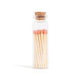 Peach Matchsticks in Small Corked Vial Matchbooks and Matches