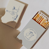 Wine Bottle Customizable Matchboxes | Set of 50 Matchbooks and Matches