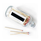 4" Blush Pink Candle Match Jar | Classic Interior Decor Matchbooks and Matches