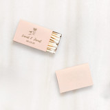 Toasting Hands Wedding Matchbox, set of 100 Matchbooks and Matches