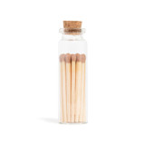 Brown Matchsticks in Small Corked Vial Matchbooks and Matches
