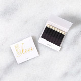 All You Need Is Love Matchbooks, pack of 8 Matchbooks and Matches
