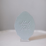 Head Table Sign - Sea Green Table Numbers