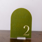 Table Number - Arch - Avocado Table Numbers