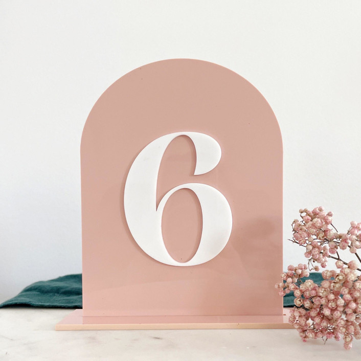 Arch Funky Table Numbers Table Numbers by Aislinn Minardi | Minted