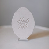 Head Table Sign - Blush Table Numbers