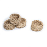 Fique Spiral Napkin Rings - Set of 4 Napkin Rings