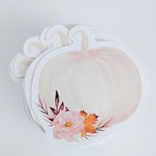 Pumpkin Die Cut Place Cards for DIY - Box of 12 Place and Escort Cards
