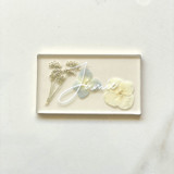 Custom Floral Blue Place Cards Place and Escort Cards