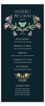 Gilded Tapestry Foil-Pressed Wedding Programs