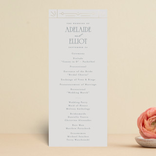 Adelaide Foil-Pressed Wedding Programs