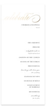 Love Foil-Pressed Wedding Programs
