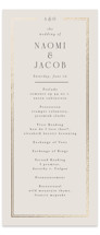 Grace Foil-Pressed Wedding Programs