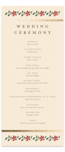 Indian Elephant Foil-Pressed Wedding Programs