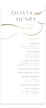 Forever And Foil-Pressed Wedding Programs