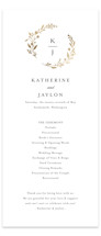 Embrace Foil-Pressed Wedding Programs