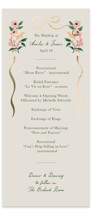 Garden Feast Foil-Pressed Wedding Programs