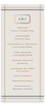 Equestrian Foil-Pressed Wedding Programs