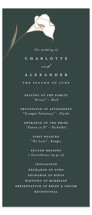 Elegant Lillies Foil-Pressed Wedding Programs