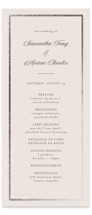 Tux Foil-Pressed Wedding Programs