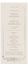Ornate Elegance Foil-Pressed Wedding Programs