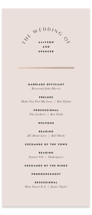Deco Band Foil-Pressed Wedding Programs