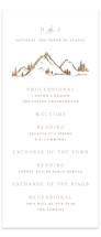 Colorado Foil-Pressed Wedding Programs