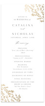 Foil-Pressed Wedding Programs