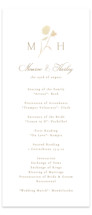 The Romantic Foil-Pressed Wedding Programs