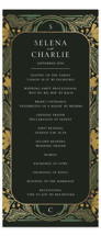 Embellished Foil-Pressed Wedding Programs