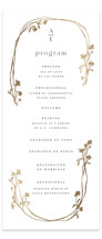Foil-Pressed Wedding Programs