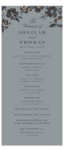 Carolina Foil-Pressed Wedding Programs