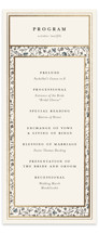 Hansen Foil-Pressed Wedding Programs