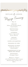 Tiara Foil-Pressed Wedding Programs