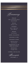 Prelude Foil-Pressed Wedding Programs