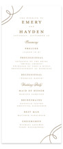 Loop Foil-Pressed Wedding Programs