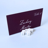 Snowflake Place Card Holders, Set of 4 Place Card Holders