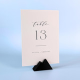 Black Mountain Table Number Holder, Set of 5 Place Card Holders