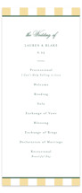 Curved Frame Wedding Programs