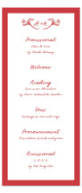 Love in Bloom Wedding Programs