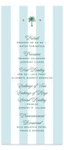 Island Palm Wedding Programs