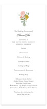 botanical cameo Wedding Programs