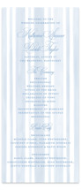 Coastal crest Wedding Program Cards 
