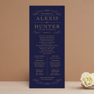 Elegant Flourishes Wedding Programs
