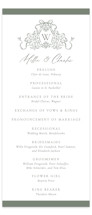 Ornate sketched frame Wedding Programs