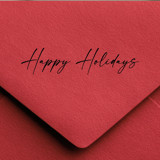 Happy Holidays Handwritten Stamp | Self-Inking Stamp Rubber Stamps