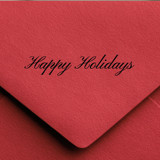 Happy Holidays Stamp | Self-Inking Stamp Rubber Stamps