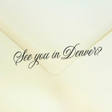 Custom Wedding Stamp | Self-Inking Custom Text Stamp Rubber Stamps