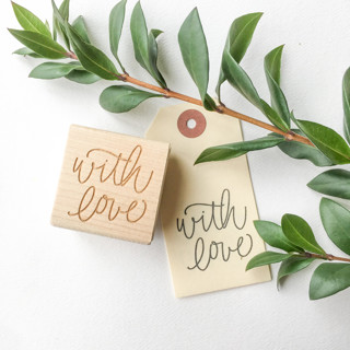 With Love Stamp Rubber Stamps